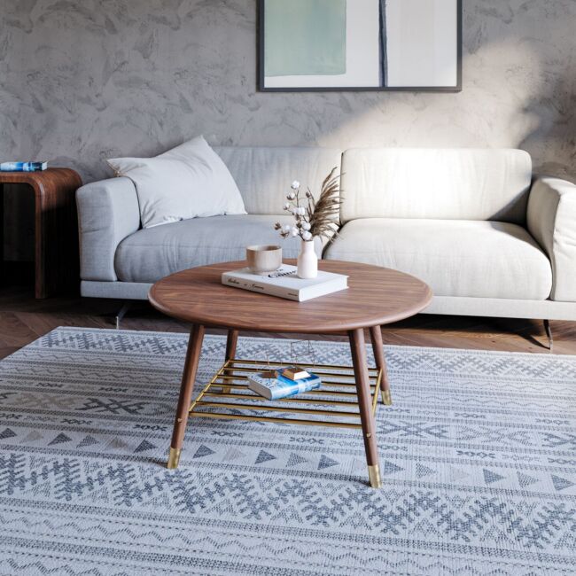 Rise round coffee table